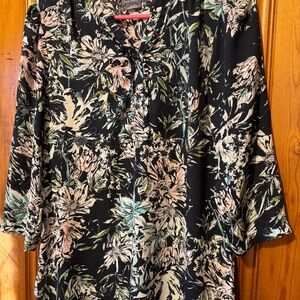 Van Heusen Navy Blue Blouse